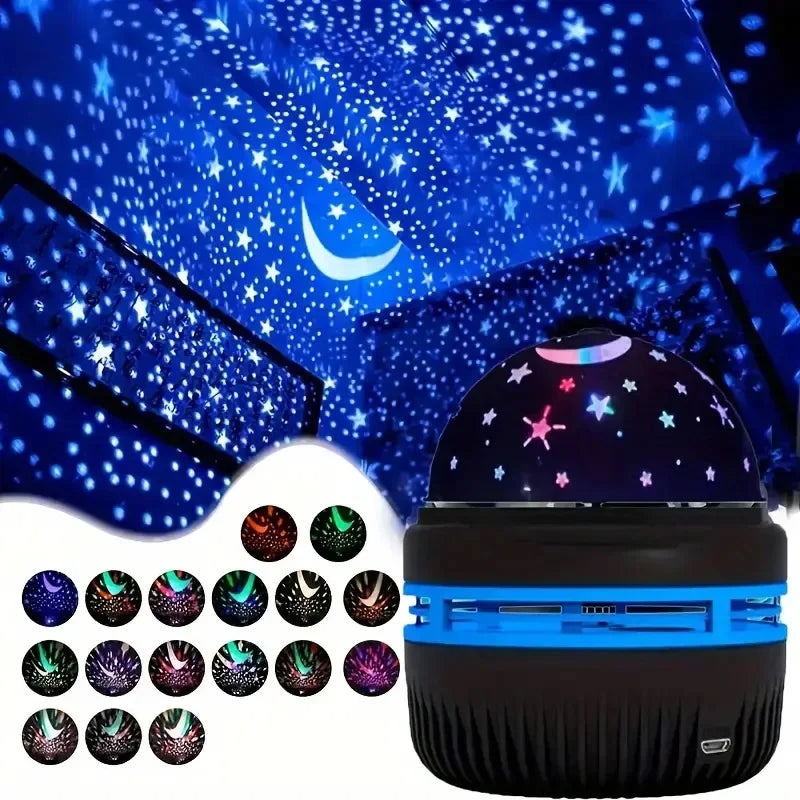 LED Starry Sky Galaxy Projector Night Light