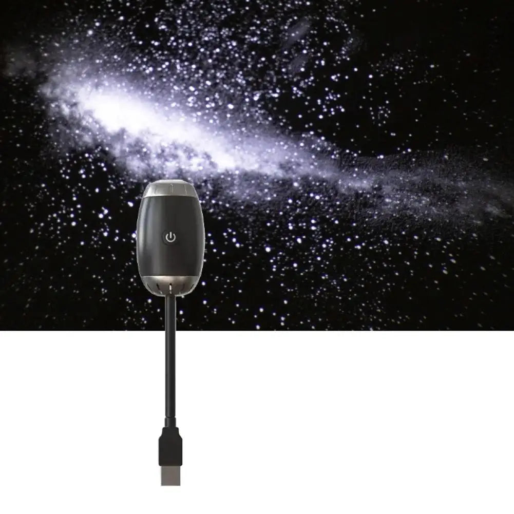 LED Car Atmosphere Projector Light, Large Range Projection Galaxy Starry Sky Ambient Lamp Night Light for Bedroom Car Roof Decor