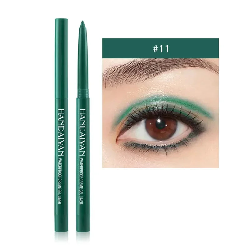 Matte Colorful Eye Liner Pen 20 Colors Eyeliner Gel Pencils Long Lasting Eye Shadow Pen Pink Black Eye Charming Makeup Cosmetics