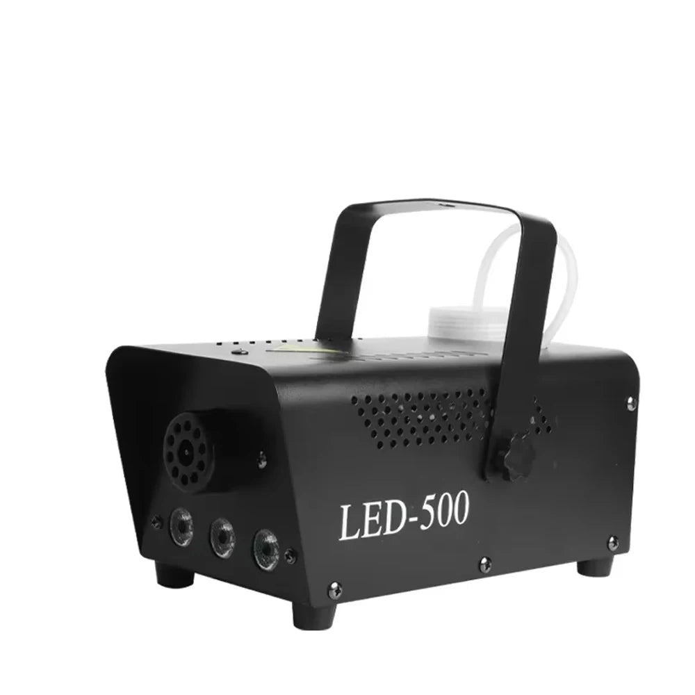 500W RGB LED Smoke Machine with Wireless Remote Control, Colorful Stage Fog Machine DJ Equipment for Bar Party Concert Halloween