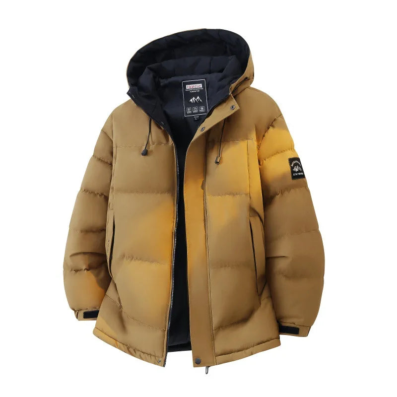 Winter Coat Male Jacket Overcoat Men Men's Fashion Windbreaker Parka Streetwear Autumn Windproof Casual Warm Hombre Outdoors