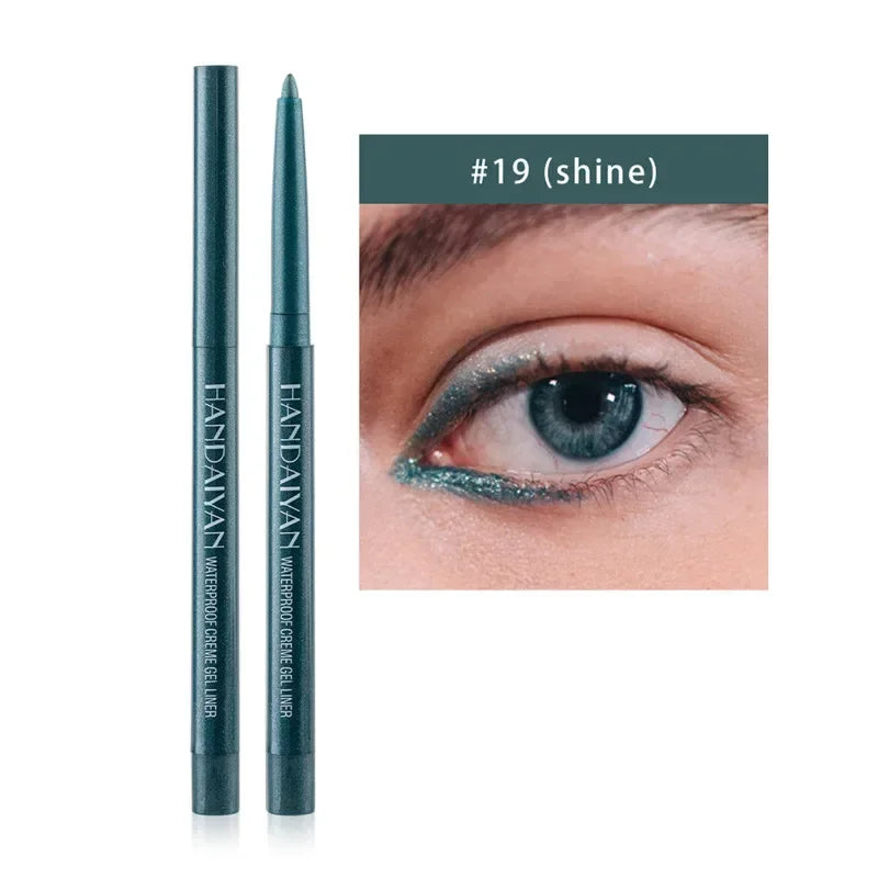 Matte Colorful Eye Liner Pen 20 Colors Eyeliner Gel Pencils Long Lasting Eye Shadow Pen Pink Black Eye Charming Makeup Cosmetics