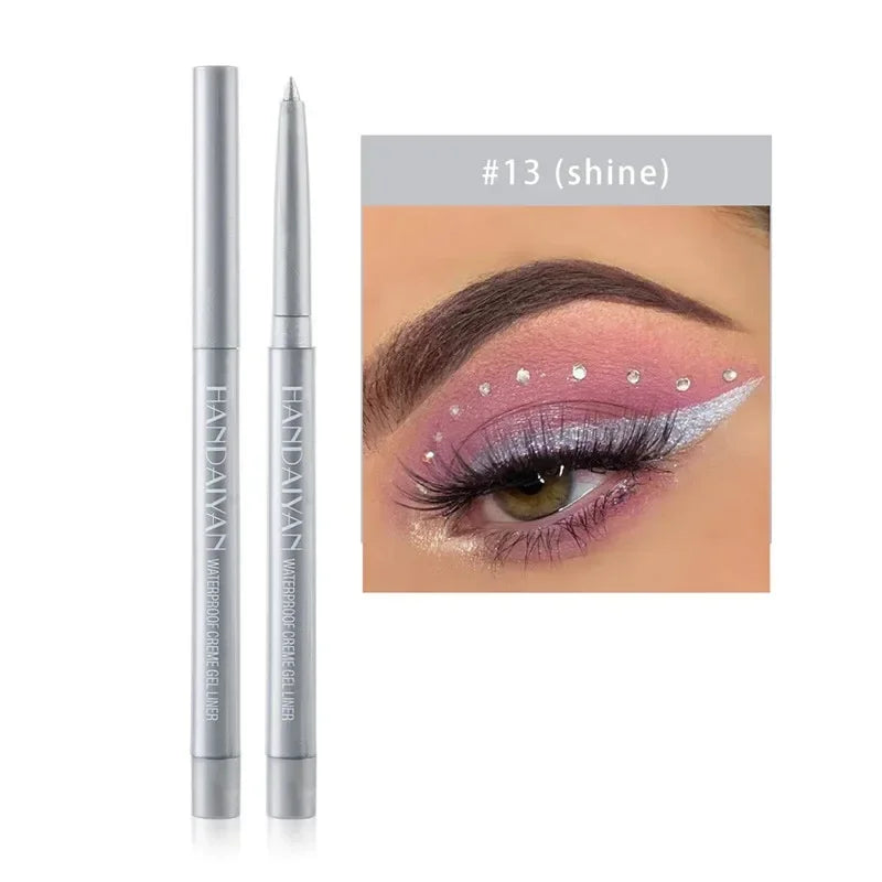 Matte Colorful Eye Liner Pen 20 Colors Eyeliner Gel Pencils Long Lasting Eye Shadow Pen Pink Black Eye Charming Makeup Cosmetics