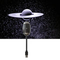 LED Car Atmosphere Projector Light, Large Range Projection Galaxy Starry Sky Ambient Lamp Night Light for Bedroom Car Roof Decor