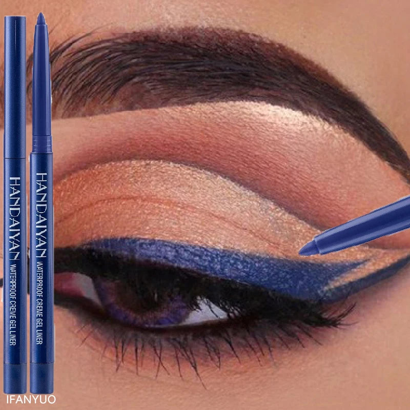 Matte Colorful Eye Liner Pen 20 Colors Eyeliner Gel Pencils Long Lasting Eye Shadow Pen Pink Black Eye Charming Makeup Cosmetics