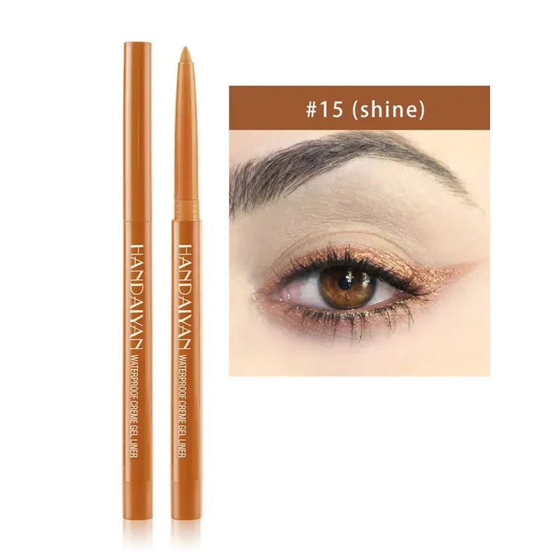 Matte Colorful Eye Liner Pen 20 Colors Eyeliner Gel Pencils Long Lasting Eye Shadow Pen Pink Black Eye Charming Makeup Cosmetics