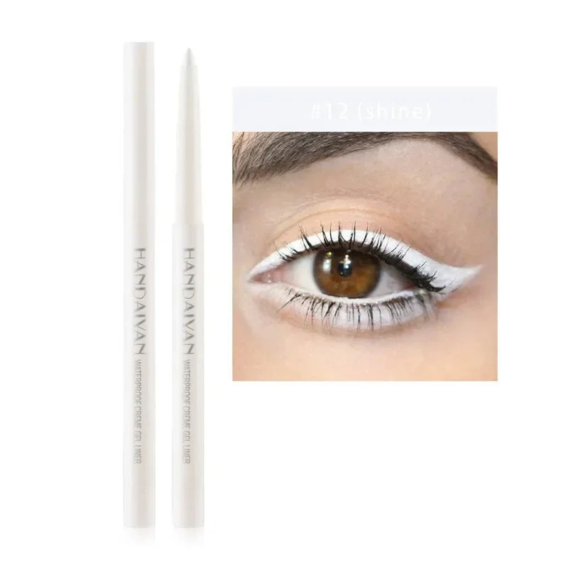 Matte Colorful Eye Liner Pen 20 Colors Eyeliner Gel Pencils Long Lasting Eye Shadow Pen Pink Black Eye Charming Makeup Cosmetics