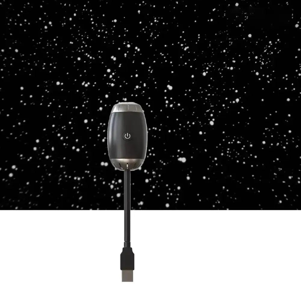 LED Car Atmosphere Projector Light, Large Range Projection Galaxy Starry Sky Ambient Lamp Night Light for Bedroom Car Roof Decor