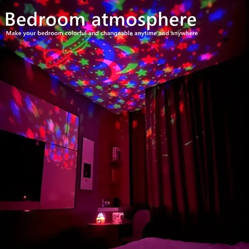 LED Starry Sky Galaxy Projector Night Light